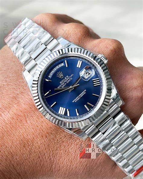 rolex day date blue|rolex day date configurator.